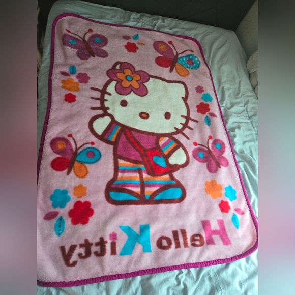 Vintage hello kitty blanket - Picture 2 of 2
